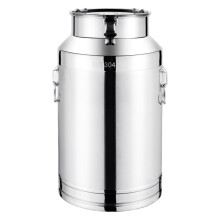 5L Stainless Steel Milk Can with LeakProof Lid, FoodGrade Jug for Milk Storage and Transport