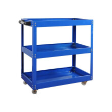 660 LBS Heavy Duty Tool Cart with Drawer | Rolling Workshop Storage Trolley