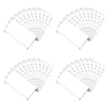 40 Pcs Cash Envelope 6 Holes Budget Binder Pockets Zipper Folders for A6 Notebook Binder Money Saving Binder Accessories
