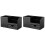 2pcs PU Leather Multi-Function Desk Stationery Organizer Storage Box Pen/Pencil,Cell Phone,(Black-Flannel) 1