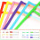 Reusable Dry Erase Pockets, 18 Pack Reusable Dry Erase Sleeves, Assorted Colors Sheet Protector 2