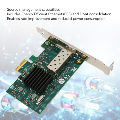Single SFP PCIe X1 Gigabit NIC LC