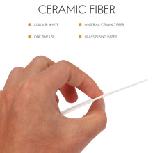 50 Hojas de Fibra de CeráMica Horno de Microondas Cuadrado Horno de Vidrio de Vidrio Herramientas de Uso DoméStico