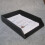 PU Leather Collection Letter Tray, Document Desk Organizer,Stackable Office File Document Tray Holder (Black) 4