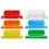 60 Sets Hanging File Tabs and Inserts,Colorful File Folder Labels Filing Tabs for File Identification, Easy to Read 3