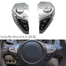 1Set Steering Wheel Volume Phone Constant Cruise Control Button for JUKE F15 370Z Sentra 2016-2021