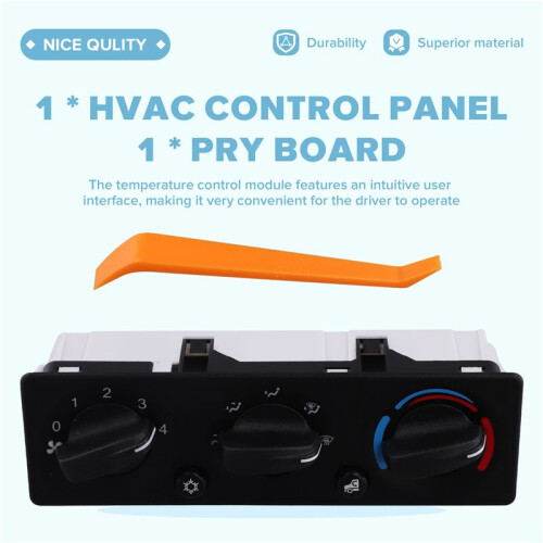 HVAC A/C Heater Climate Control Module Temperature Control Panel  Q21-6119 for  337 348 389 LHD 1
