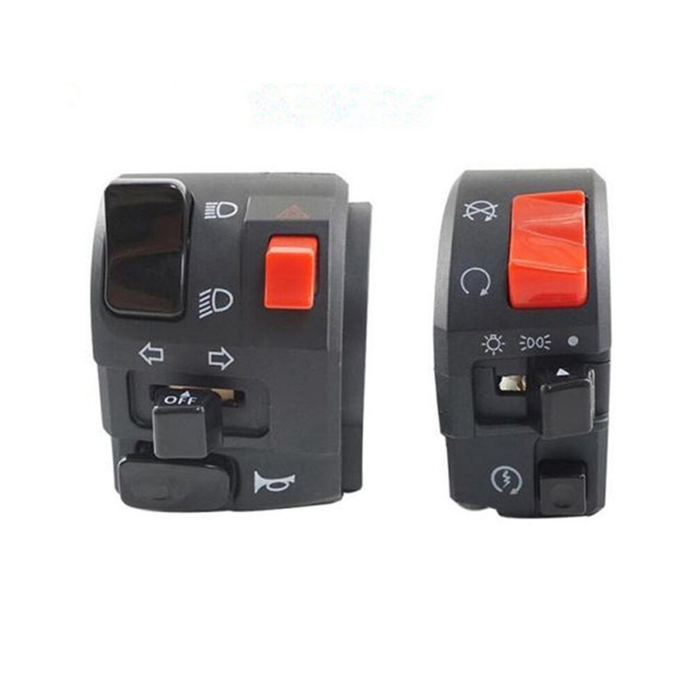 Universal Motorcycle Modified Handlebar Control 7/8Inch / 22Mm Handlebar Turn Signal Fog Lamp Start Light 6031945935076