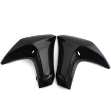 Motorcycle Radiator Cover Turn Signal Mid Side Fairing Trim Cowl for ER6N ER-6N 2012-2016,Gloss Black