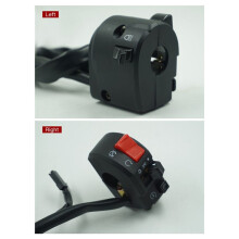 Universal Motorcycle Modified Handlebar Control 7/8inch / 22mm Handlebar Turn Signal Fog Lamp Start