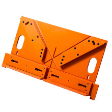 Door Trim Cutting Jig with Solid Wood Base, Precision 45 and 90 Miter Saw Angle Guide for Molding