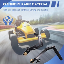 Racing Go Kart Pedals Fit for Go Kart Cart Motorcycle Adjustable Racing Foot Pedals Brake Throttle Accelerator Footpegs