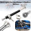 330MM Universal Aluminum Motorcycle Steering Damper Stabilizer 6Way Adjust Stabilizer Linear Safety Control 5