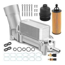 Assieme Alloggiamento Filtro Radiatore Olio Motore In Alluminio 68105583AA 68310865AB per Ram 3.6L 11-16 68105583AF