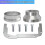 Front & Rear Cover Oil Pan Alignment Tool + Billet Alignment Tool for 4.8 5.3 5.7 6.0 6.2 LS  Engine 4