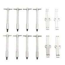 Tall T-Bar Valve Cover Hold Down Kit for SB Chevy Chrome SBC 283 327 350 Bolts Tabs Valve Cover T-Bar Set