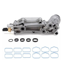Aluminium Motor Oljekylare Filterhus Assy 68105583AA 68310865AB för Ram 3.6L 11-16 68105583AF