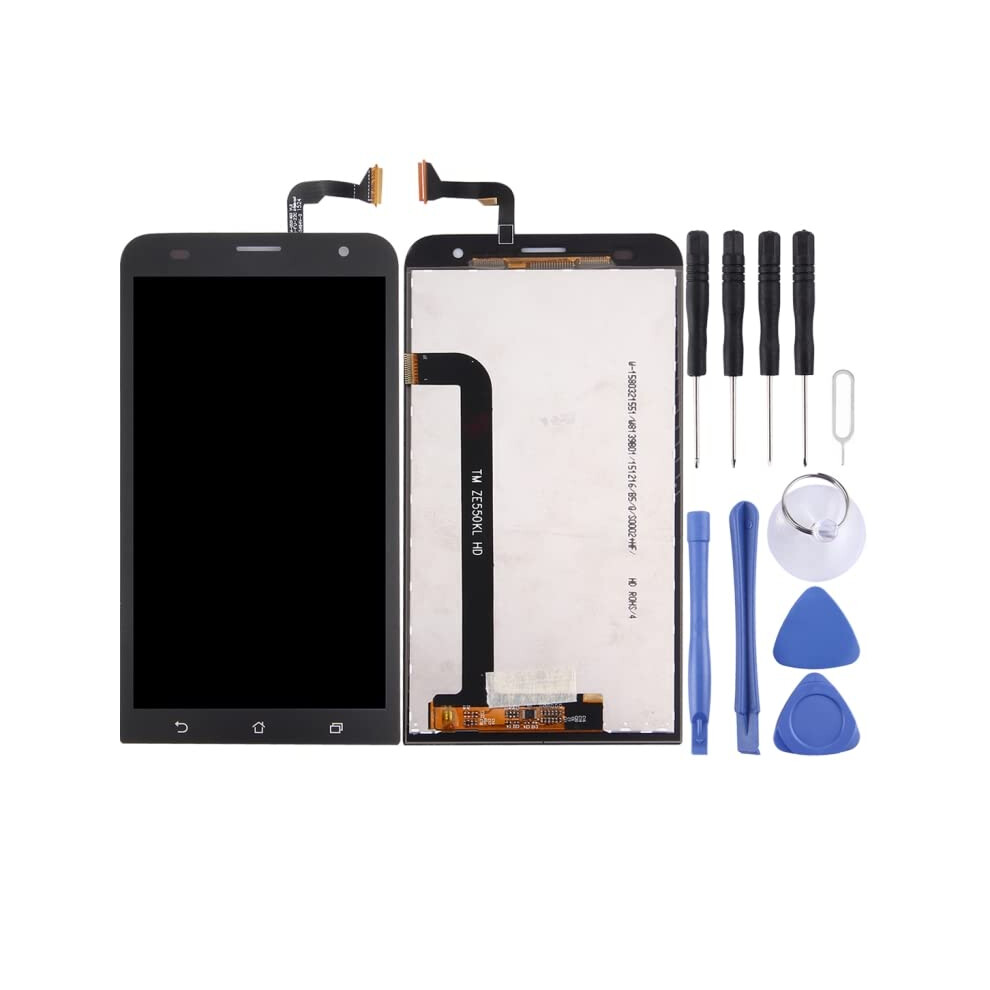 Lcd Screen Replacement With Digitizer Full Assembly Oem Directfit For Asus Zenfone 2 Ze550kl Black 9169991079257