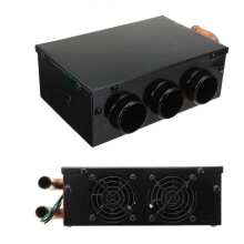 24V Car Truck Universal Defroster Car Heater Three-Hole Water Heating Heating Fan