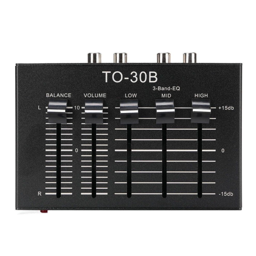Phono Preamp With 3Band Digital Eq, Turntable Preamplifier, Hifi Stereo Tone Control And Balanced Volume 9169991230795