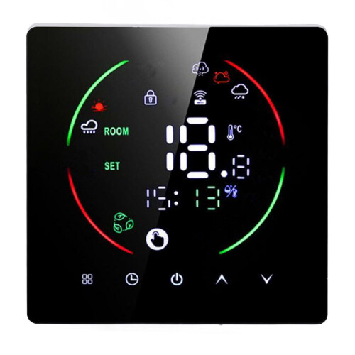 Smart WiFi Thermostat for Home with App Control, Energy Saving LED Touch, 7Day Programmable