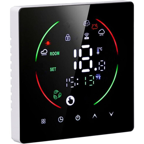 Smart WiFi Thermostat for Home with App Control, Energy Saving LED Touch, 7Day Programmable 1