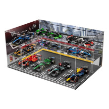 Acrylic Display Case for Race Cars, Clear Dustproof Box with 98% Optical Clarity and UV Protection