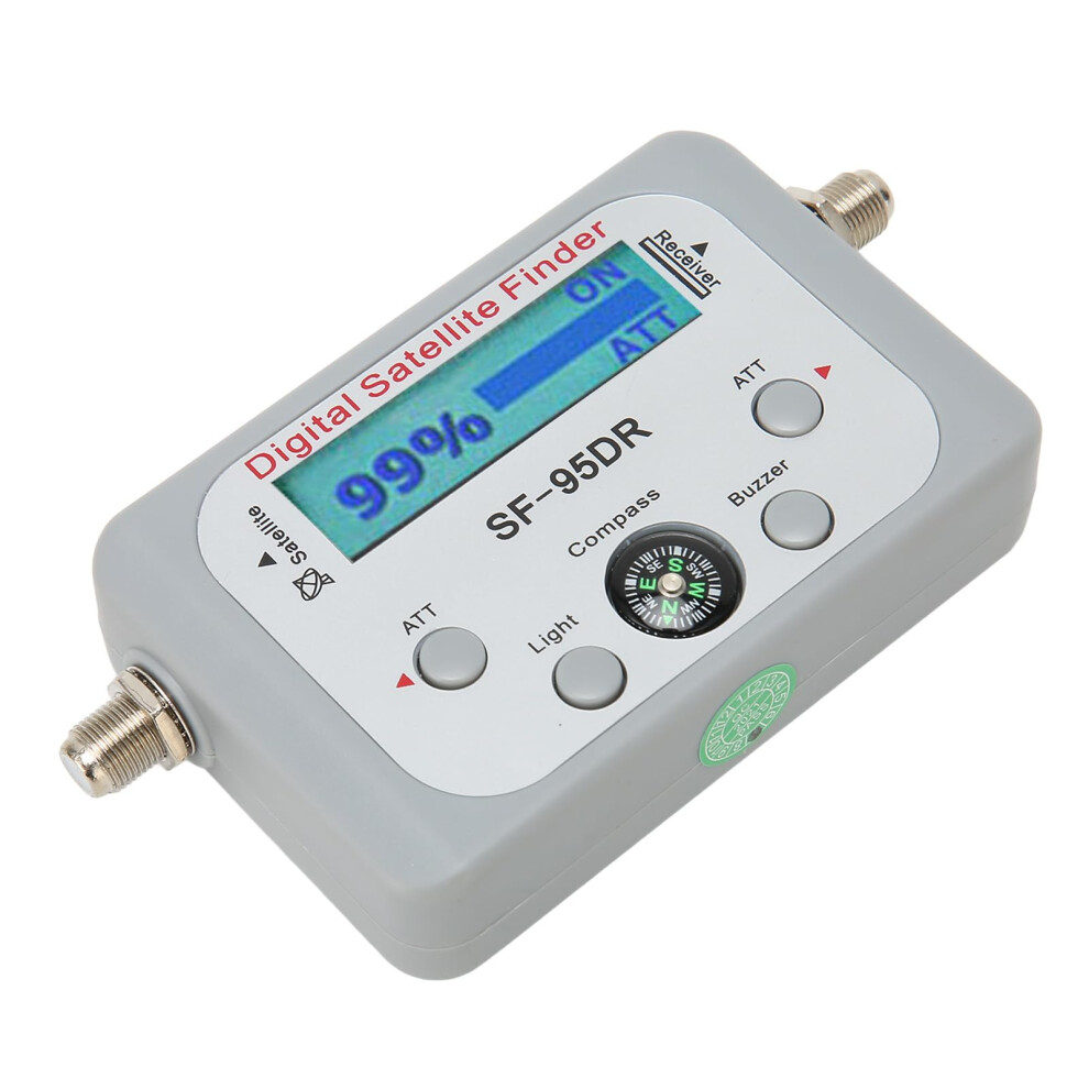 Digital Satellite Finder With Buzzer And Att, Illuminated Display Meter For Precise Dish Alignment 9771547123811