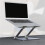 Computer Bracket Notebook Bracket Foldable Metal Heightened Heat Dissipation Bracket Conforms to Ergonomics (Silver) 5