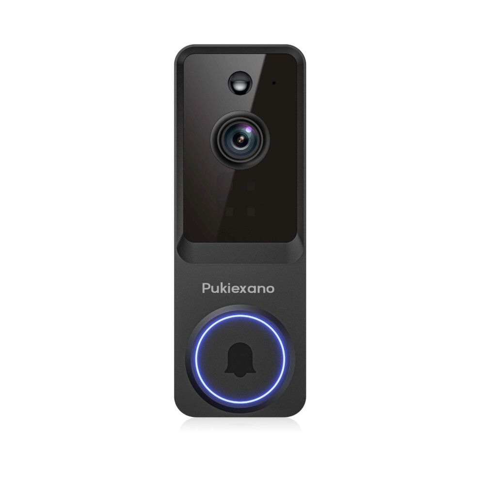 Wireless Video Doorbell With Ai Motion Detection, Twoway Audio, Night Vision, Battery Powered 9073542398998