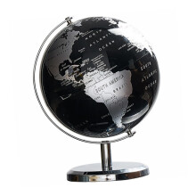 World Globe with Clear English Labels, Definition Map, Lightweight Decorative Desktop Globe for Home and Office
