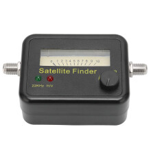 Satellite Signal Strength Meter UltraSensitive with Night Display for Accurate TV Antenna Alignment