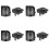 4X Window  Button Covers for   W203 W208 C Clk Class Front Left+Right Window  Repair Button Caps 3