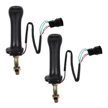 2X Engranajes de Palanca de Mando de Excavadora de 3 Botones para Daewoo Doosan DH DX150 215 225 300 370-9C Izquierda