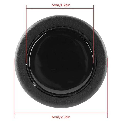 2X Car Modified Steering Wheel Horn Button Racing Steering Wheel Button Universal Horn Cover 2