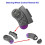 3X Universal Steering Wheel Wireless Remote Control 11 Buttons for Car CD DVD MP5 Player 3