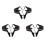 3X Car Multi-Function Steering Wheel Cruise Control Buttons  for  Innova 2015-2019 1