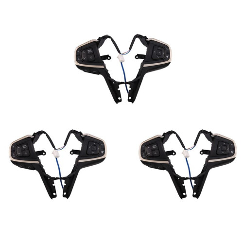 3X Car Multi-Function Steering Wheel Cruise Control Buttons  for  Innova 2015-2019