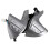 4x 84250-0E120 Multifunction Steering Wheel Combination Control  for  Camry(Silver) 3