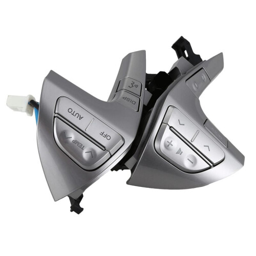 4x 84250-0E120 Multifunction Steering Wheel Combination Control  for  Camry(Silver) 2