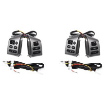 2X Car Speed Cruise Control  for  Sylphy 2008-2019 Steering Wheel Button with Wiring Harness Silver
