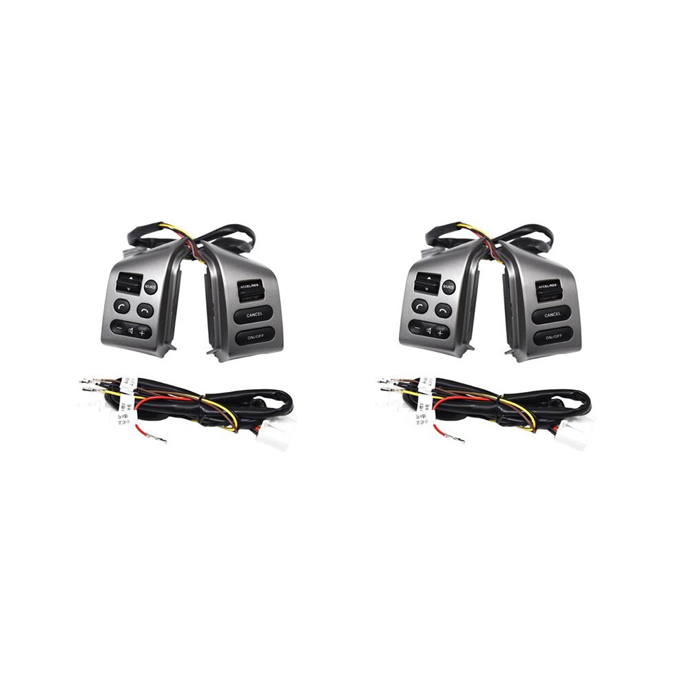 2X Car Speed Cruise Control For Sylphy 2008-2019 Steering Wheel Button With Wiring Harness Silver 6033805409734