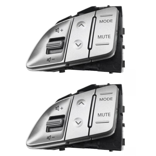 2X Multi-Function Steering Wheel Button Volume Adjustment Button Cruise Control for  Tucson IX35 2010 -2014 A