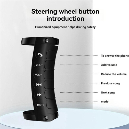 2X Universal Wireless Car Steering Wheel Control Multi-Function Button DVD Player Navigation Radio Remote Control Button 2