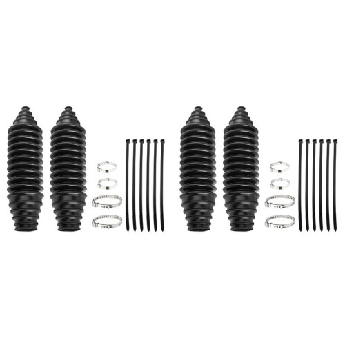 4X Car Universal Steering Rack and Pinion Boot Steering Rack Boot Tool Kit, Dustproof Silicone Inner Tie Rod Boot Set