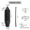 4X Car Universal Steering Rack and Pinion Boot Steering Rack Boot Tool Kit, Dustproof Silicone Inner Tie Rod Boot Set 7