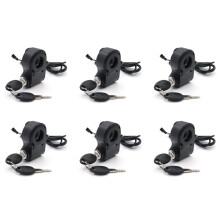 6X E-Bike Lgnition Lock Key Thumb Throttle Power pour M4 M5/Xiao Mi M365 Accessoires de Scooter Électrique Universels
