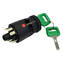 2X 15082295 Ignition with 4 Keys for Truck Loader-Laser A20C A30C A25D A35D Ignition Lock Cylinder