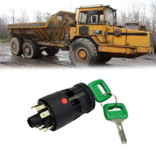 2X 15082295 Ignition with 4 Keys for Truck Loader-Laser A20C A30C A25D A35D Ignition Lock Cylinder