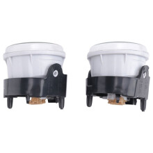 2Pcs Fog Light LED Running Light Strobe Light Car Accessories for Grand Cherokee 2005-2010 4805859AA